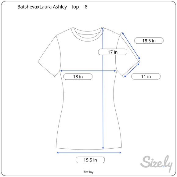 Batsheva X Laura Ashley Spring Prairie Blouse Floral Print Ruffle Cropped 8 NWT - Picture 12 of 12